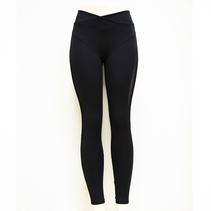 Women Elastic Sport Yoga High Waist Pants Leggings