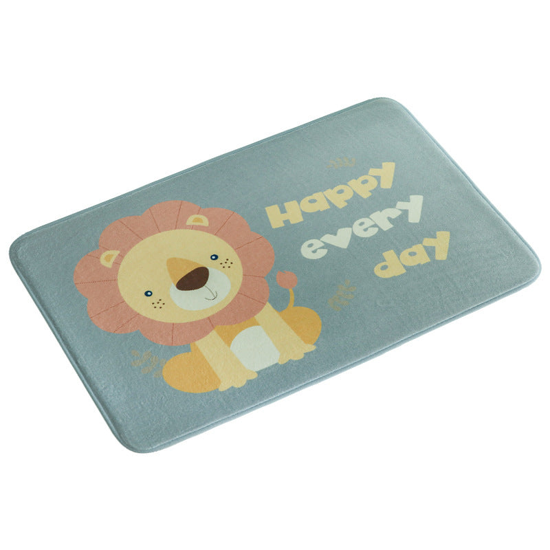 Absorbent bathroom non-slip mat floor mat