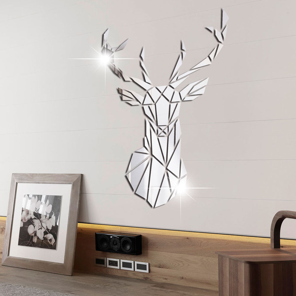 3D Acrylic Mirror Wall Sticker