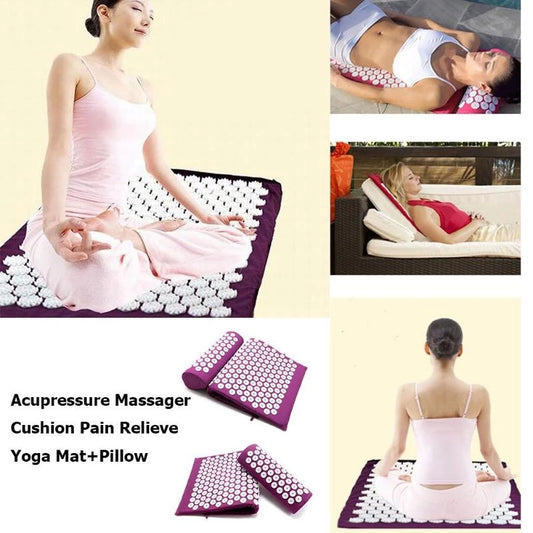 Acupuncture Massage Yoga Mat With Pillow