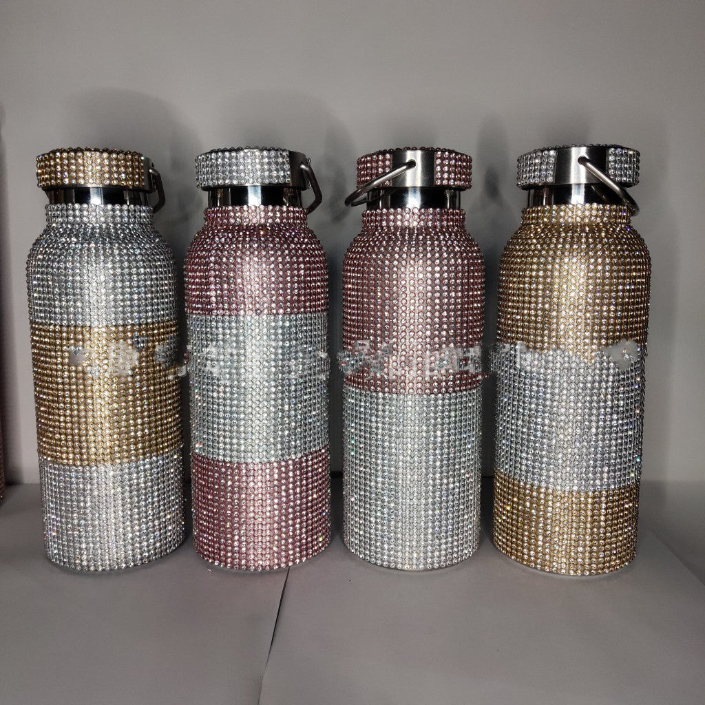 Diamond Vacuum Flask King Diamond Vacuum Flask Taobao Douyin Live Cross-border Diamond Vacuum Flask