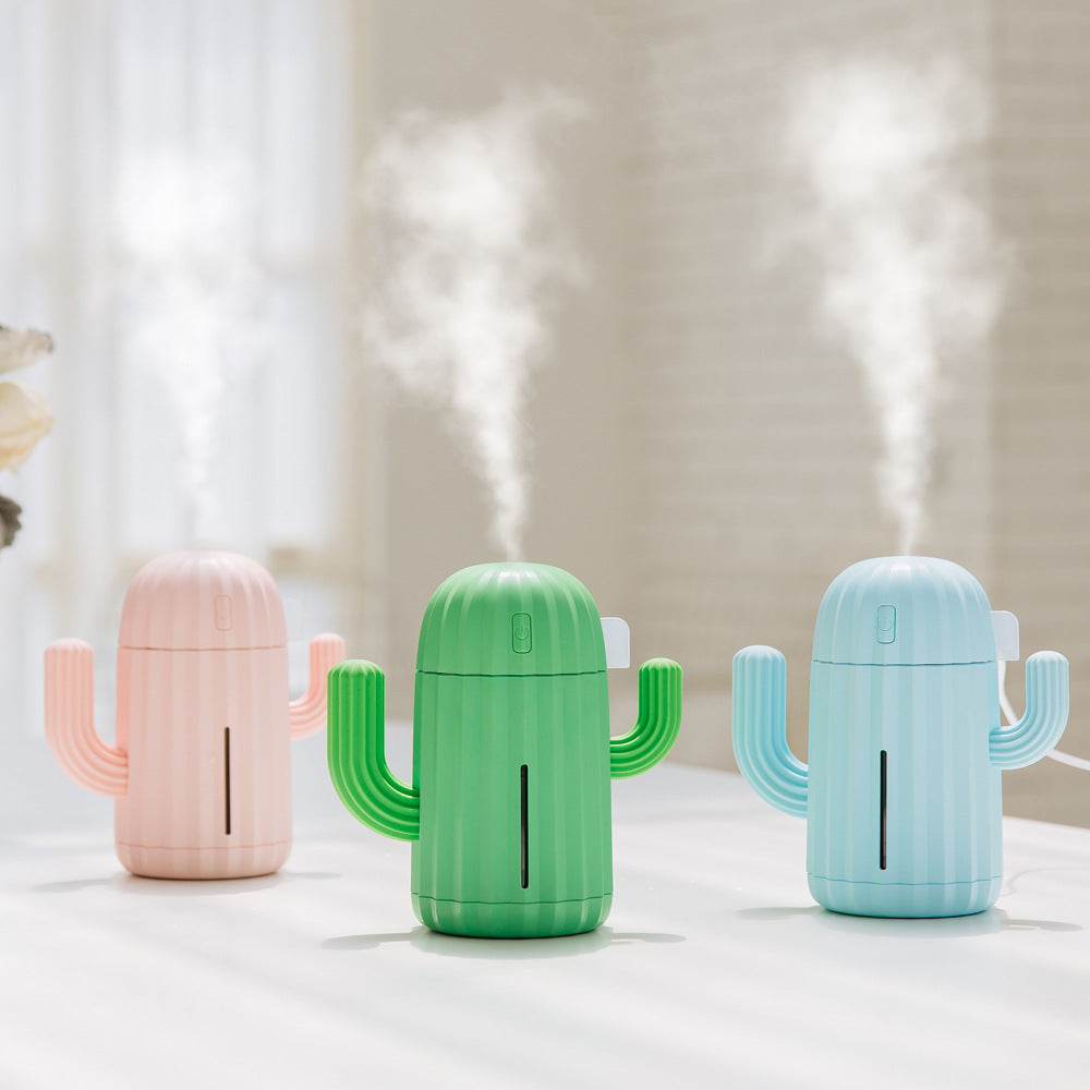 Small Mini Cactus Usb Car Humidifier