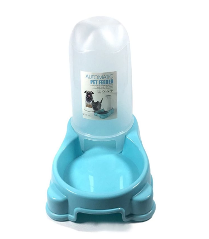 Pet Automatic Food Water Dispenser Puppy Kitten Feeder Bowl Dog Drinker Feeding Dish