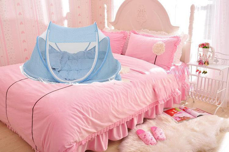 Foldable  Baby Bed Net With Pillow Net