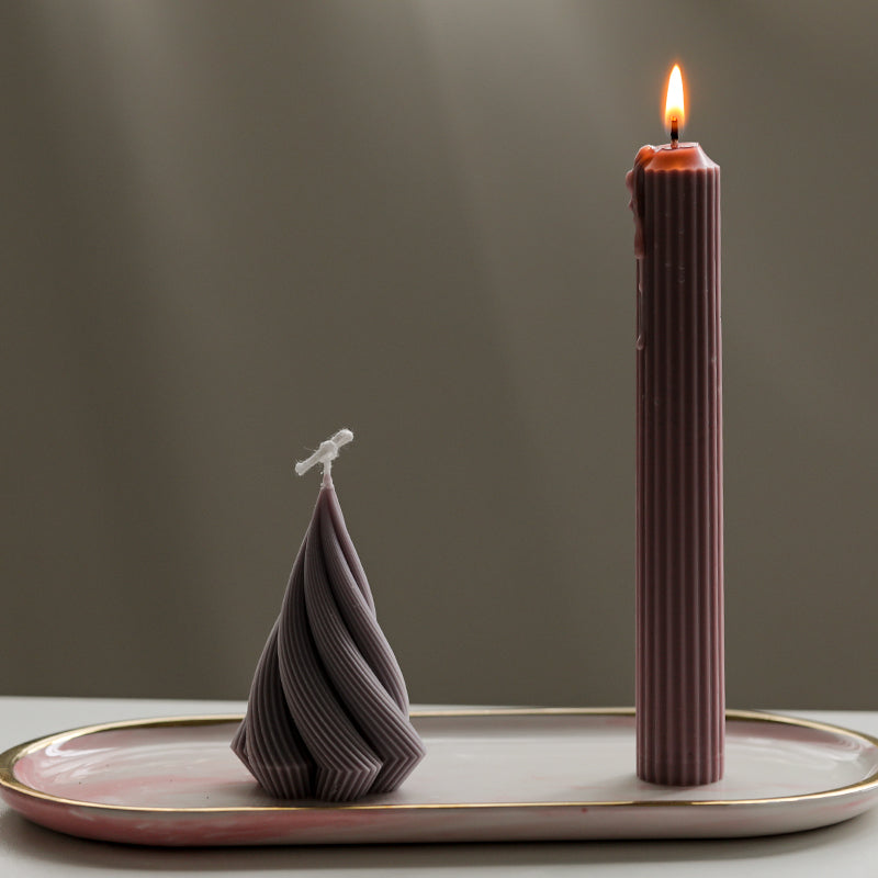 Vertical Stripes DIY Handmade Candle Mold