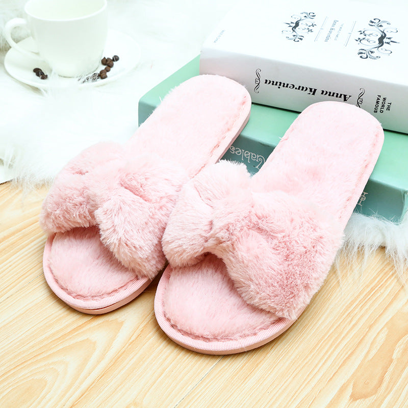 Bow Toe Slippers