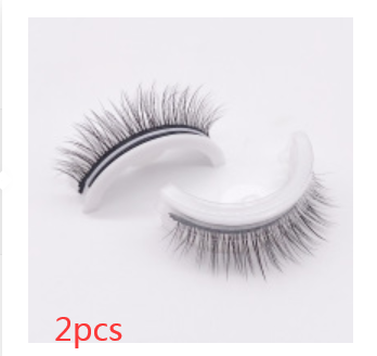 Reusable 3D Mink Lashes Natural False Eyelashes Self Adhesive Fake Glue Free Makeup Eyelash Extension Silk