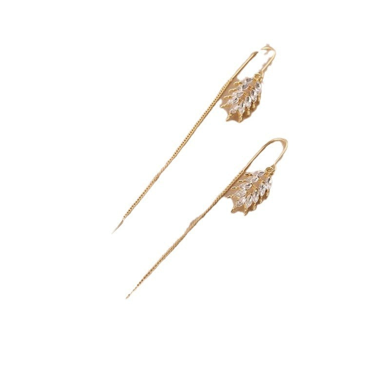 Descendants Of The Rich Tassel Ear String Earring Spring And Summer