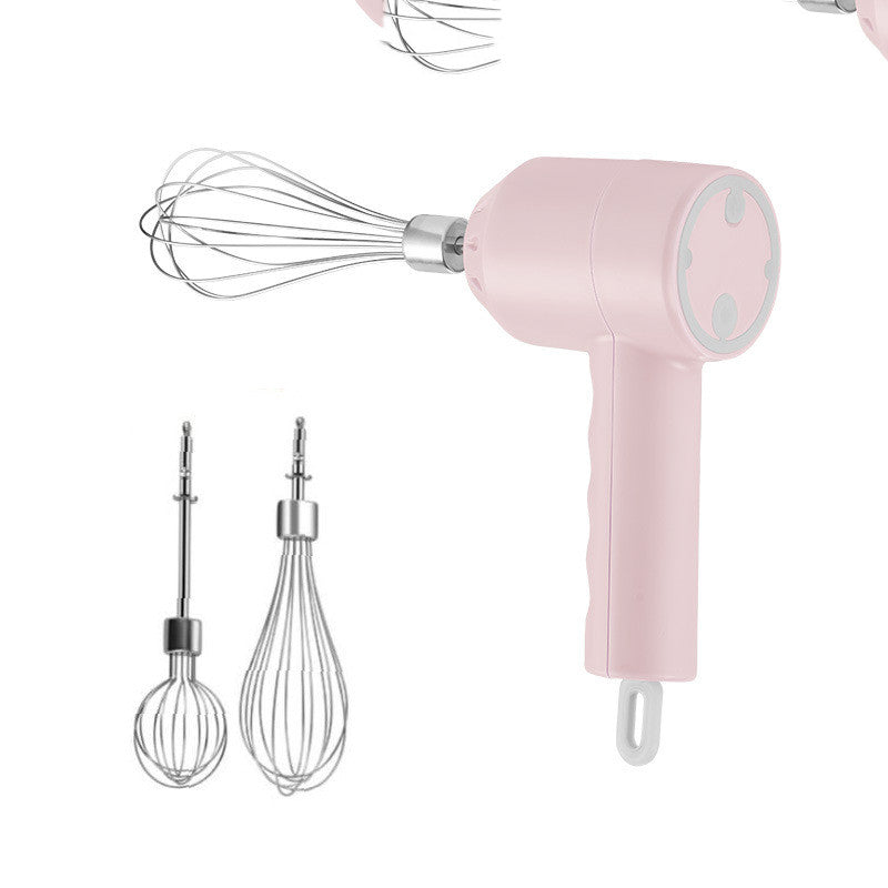 Portable Mini Wireless Electric Egg Beater HandHeld USB Rechargeable Food Mixer Milk Frother 3 Speed Cream Food Cake Mixer