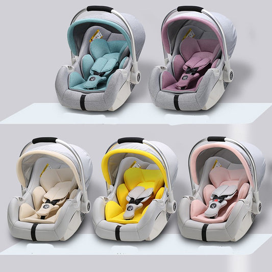 Baby Car With Car Foldable Safety Seat Basket Portable Car Cradle