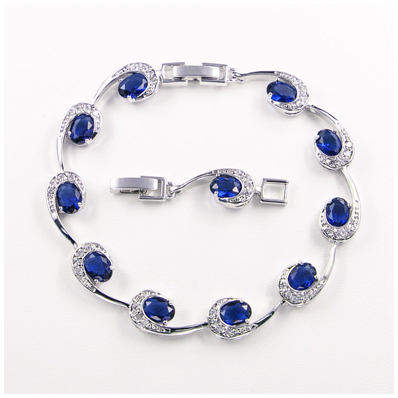 Sapphire European And American Fashion Jewelry